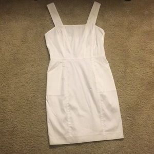 White size 8 bebe dress